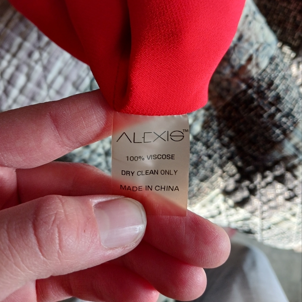 Revolve Alexis Staz Mini Dress Red Size Small Cocktail Party Womens‎ - Picture 9 of 9